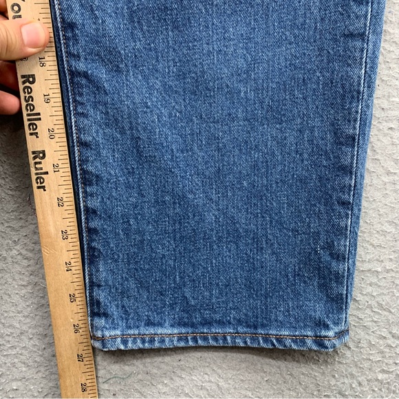 Madewell The Perfect Vintage Straight Jeans Blue Cropped Women's Petite Size 31P - Picture 7 of 16